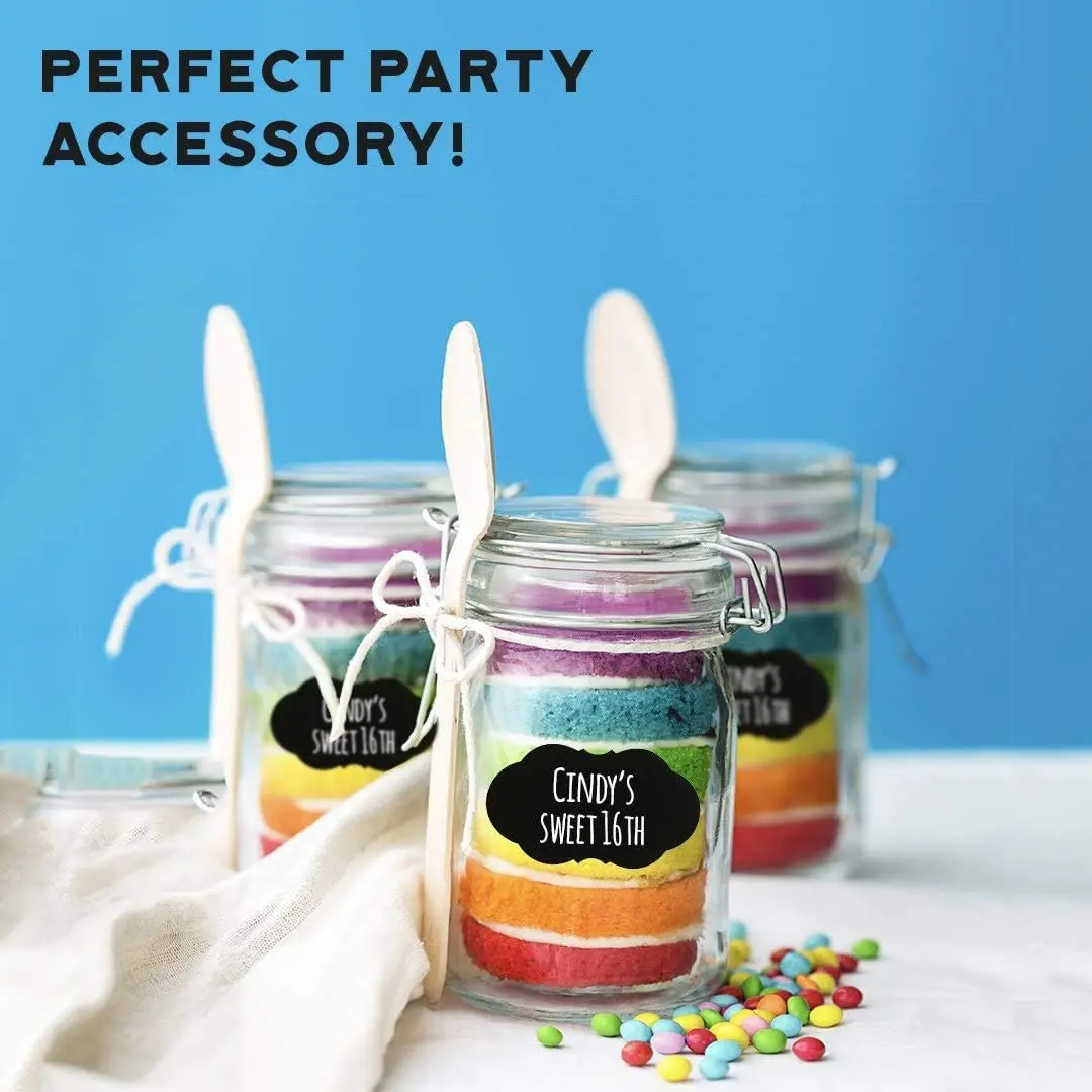 Free Erasable Chalk Pen Removable Waterproof Blackboard Sticker Label For Jars Glass Bottle
