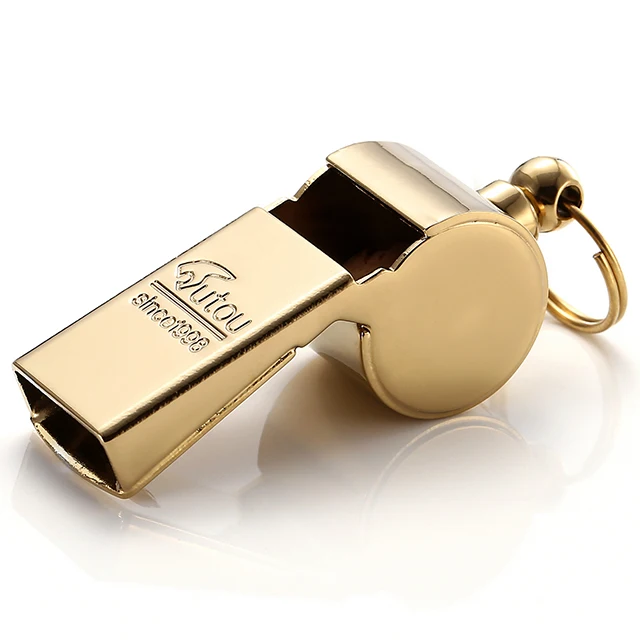 
Promotional Keychain brass Pigeon Golden Metal emergency Whistle 