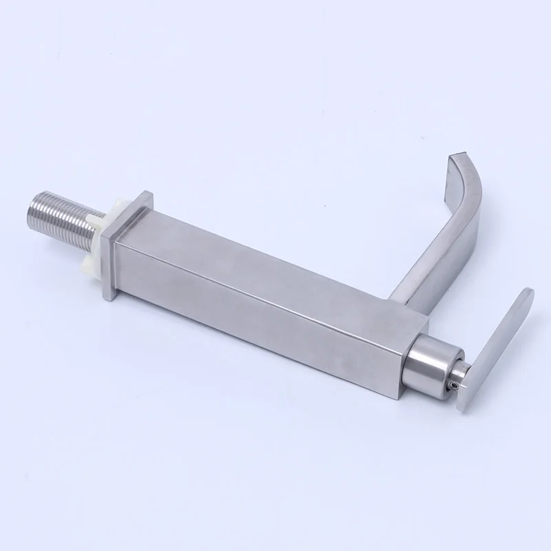 Best Price Bathroom Sink Waterfall Faucet Basin Mixer Hs Code Single Handle Wash Tap Modern Contemporary Ceramic ODM  OEM