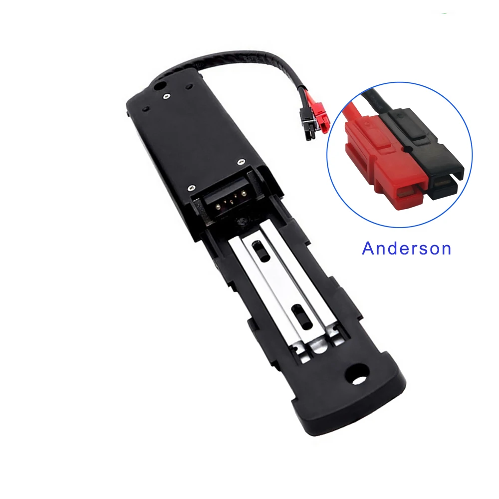Ebike Battery Bottom Base Mounting Plate Bracket Holder Fixing Electric Bicycle 5pin E-bike Battery Stand With Interface Cable