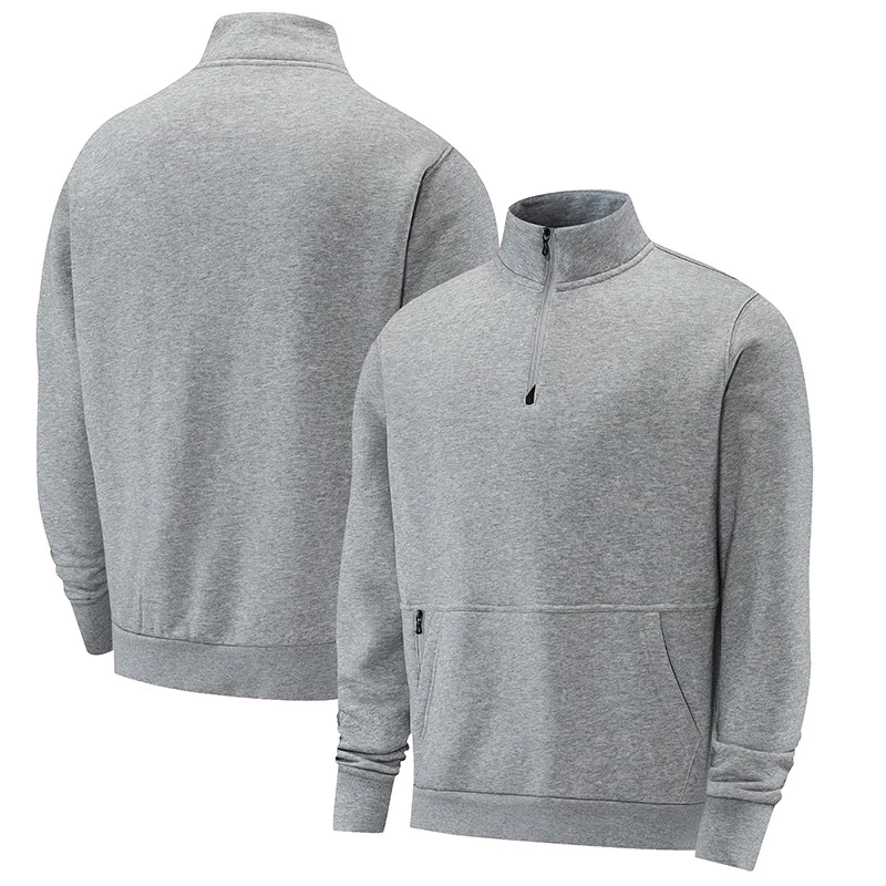 Wholesale Polar Fleece Drop Shoulder Loose Fit Pure Color Street Wear Fashion Crewneck Jumper Plus Size Pullover