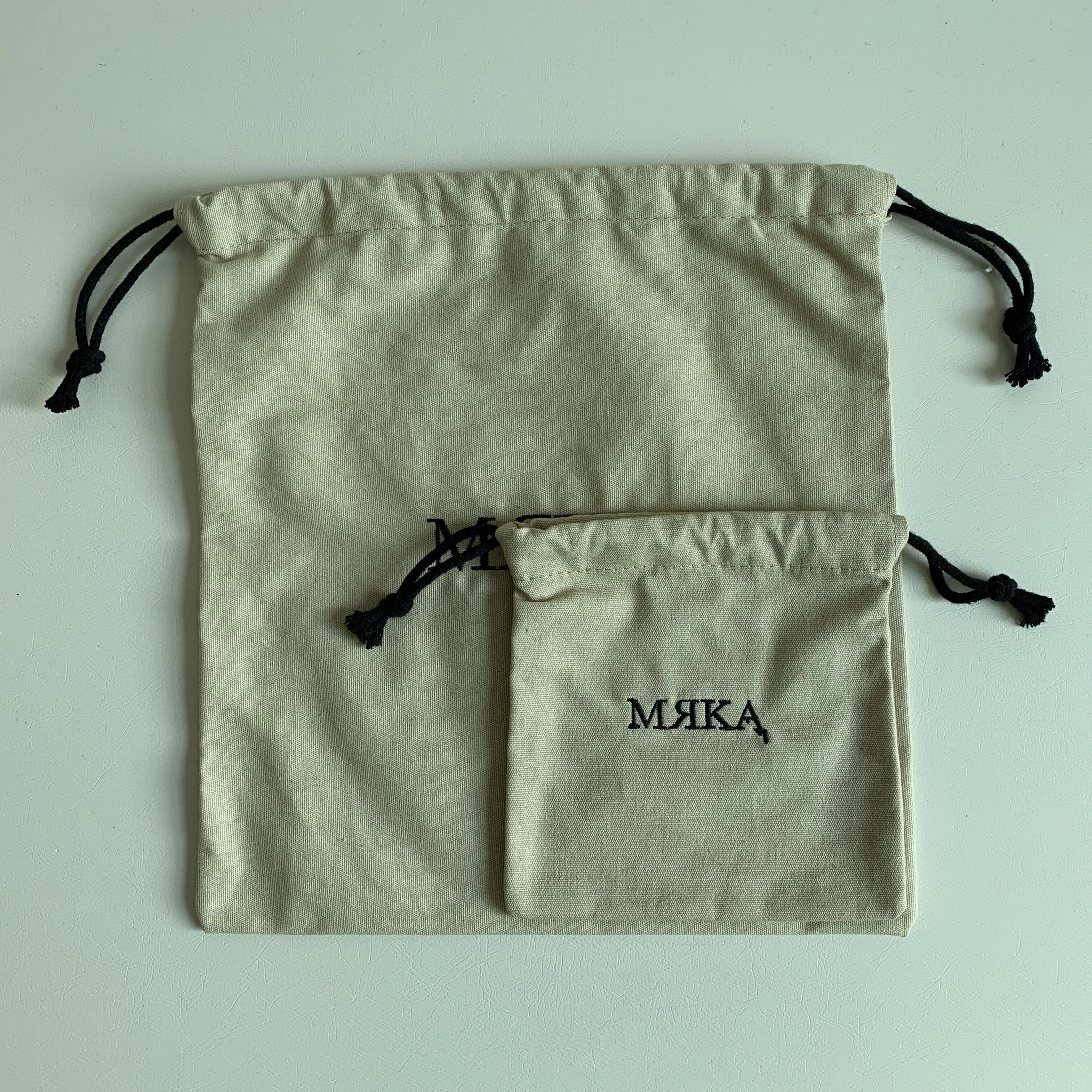 
Customized high quality organic cotton drawstring bag canvas dust pouch shopping bag gift bag with logo 