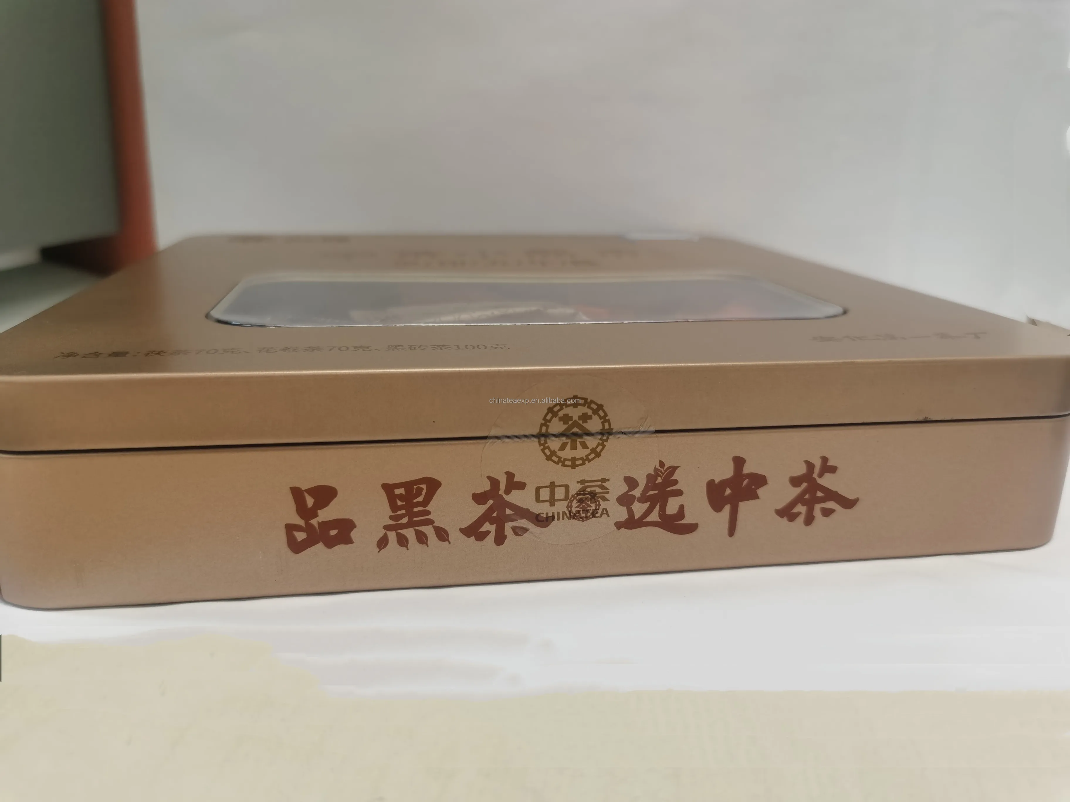 HN31 wholesale factory price negotiable cha mini individual package 240g per box cha hunan golden flower  chinese Dark Tea