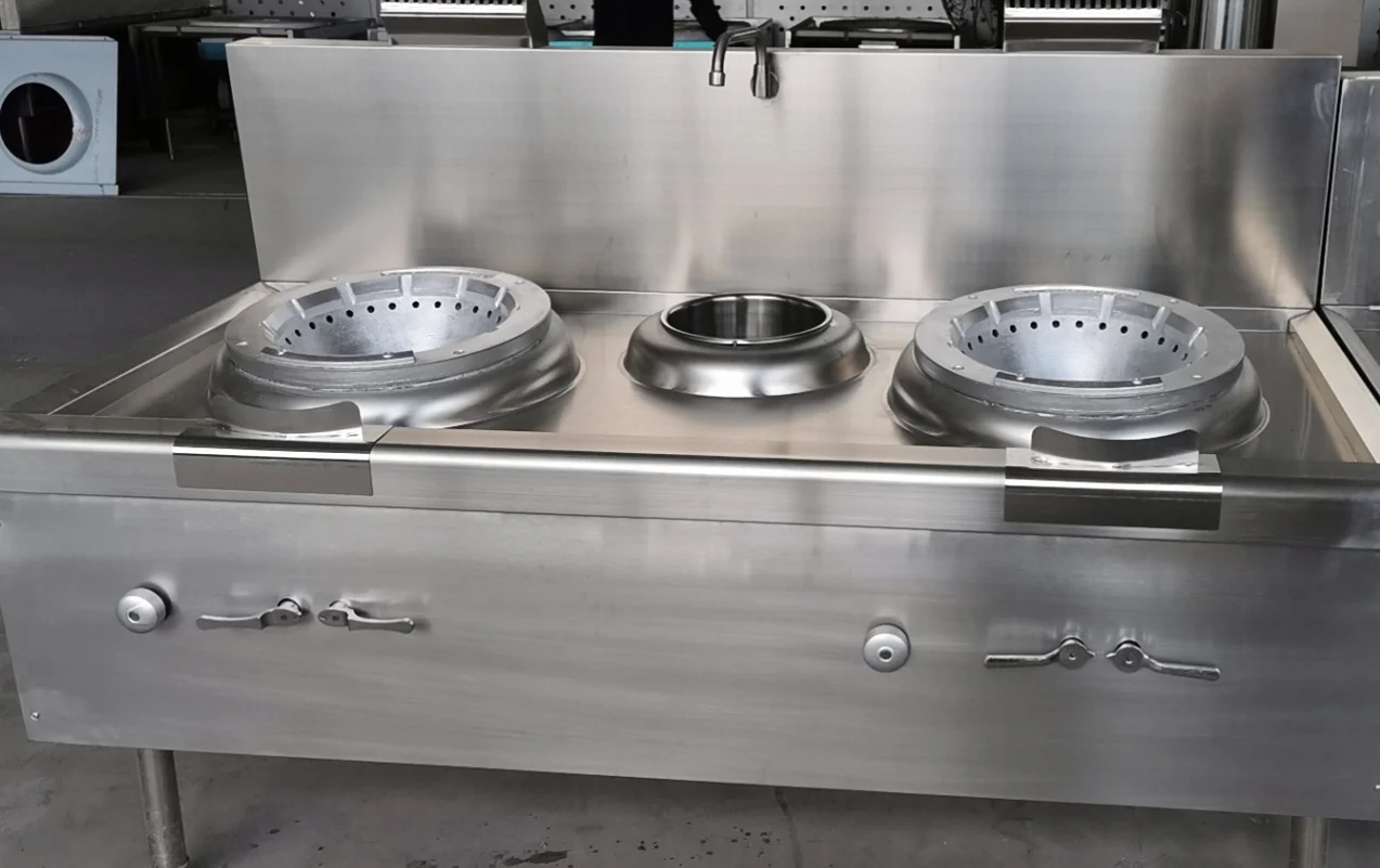 Stainless steel durable gas type 2burner stove