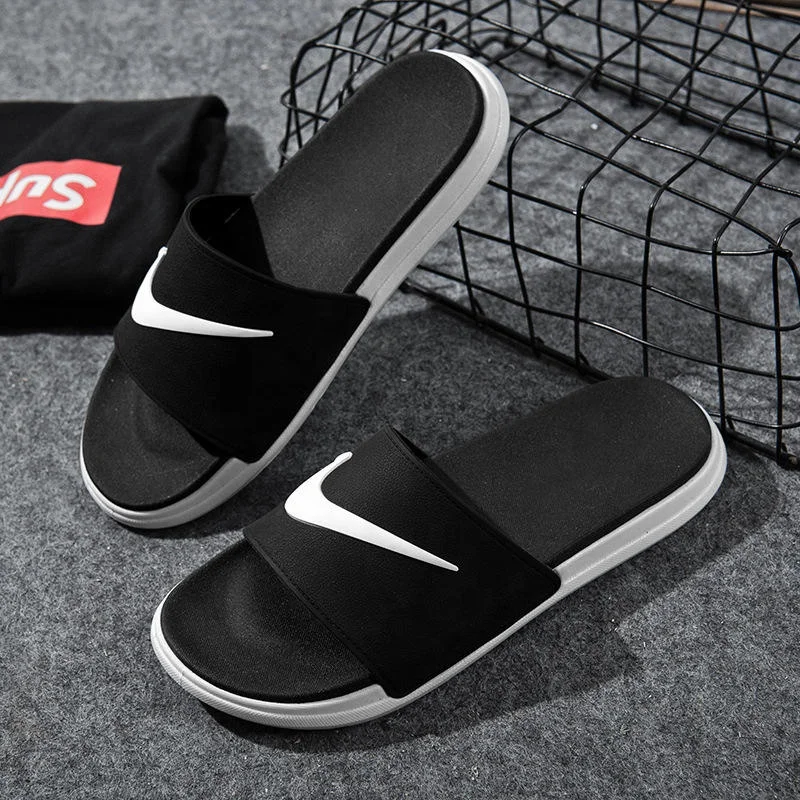 2023 Custom Logo Hot selling summer soft bottom non-slip sandals and slippers couple casual slippers flat sandal shoe