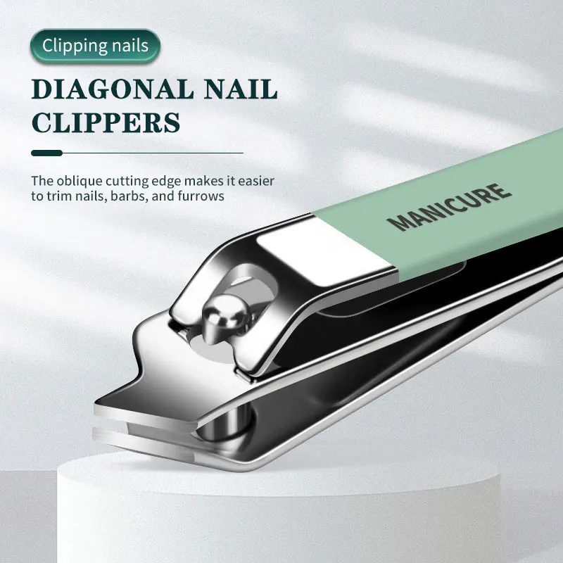 New Arrival 6 Nail Kit Professional Full Set Manicure Pedicure Stainless Steel Nail Clippers Kit Nail Set Cutter Tools For Home