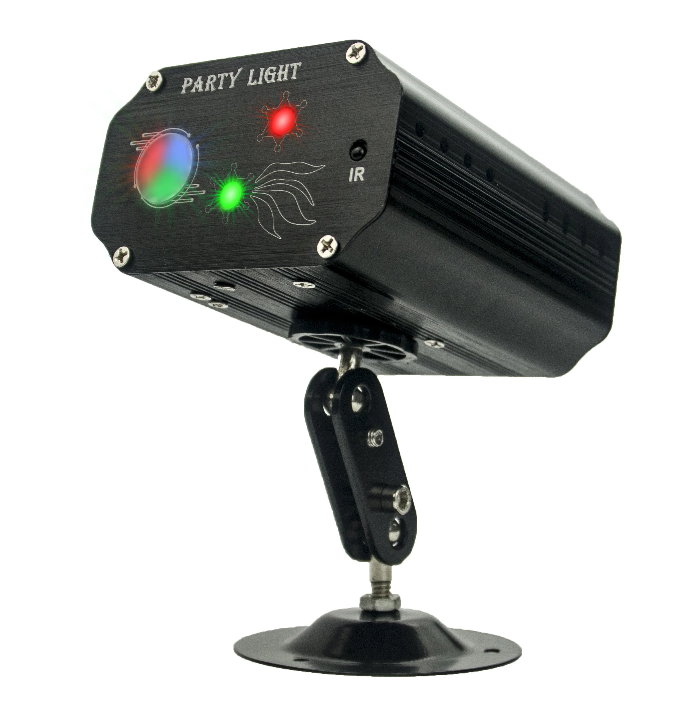 Sound Activated Laser Lights Projector with Remote Control LED Dj Disco Strobe Stage Light