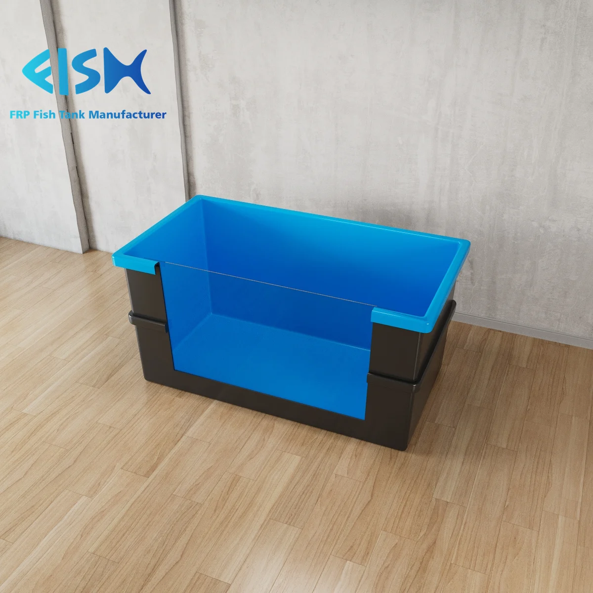 fishfrp 2023 listing famous recirculating warehouse fresh water large-scale glass fiber fish aquaculture pond tank