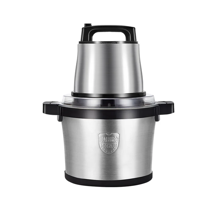 Powerful 1800W Motor Food Processor Meat Vegetable Chopper Restaurant Commercial Meat Grinder 10L