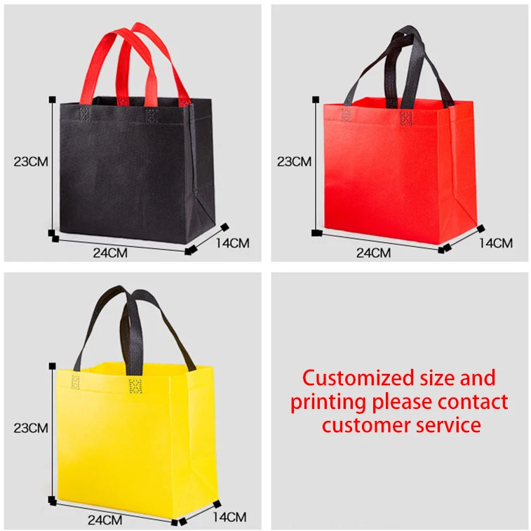 Eco Friendly Recyclable Nonwoven Spunbond Cloth Bag Reusable Shopping Non Woven Tote Bag