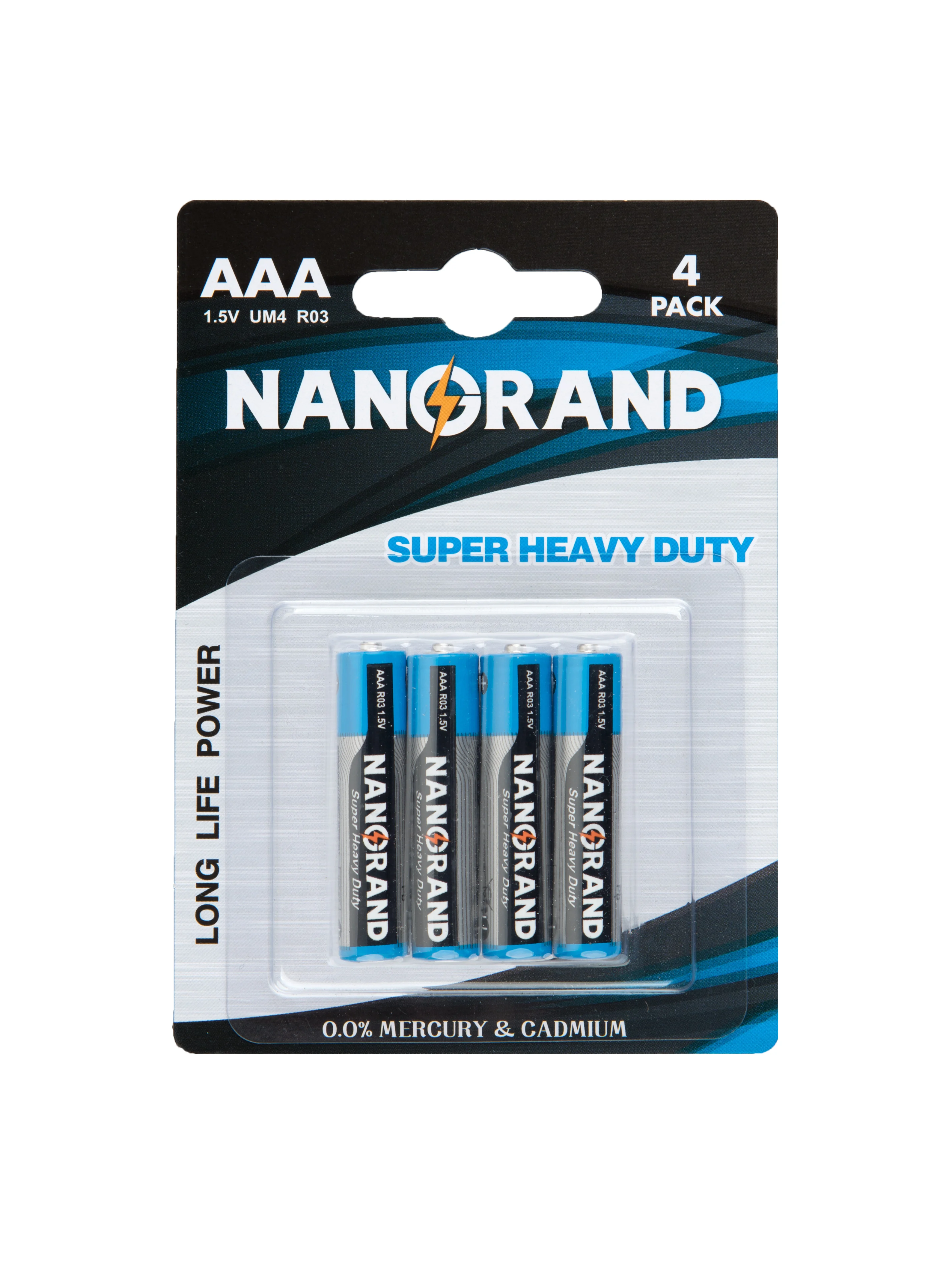 Free sample wholesale NANGUANG r03 1.5v aaa battery um4 carbon zinc battery for toy and remove control