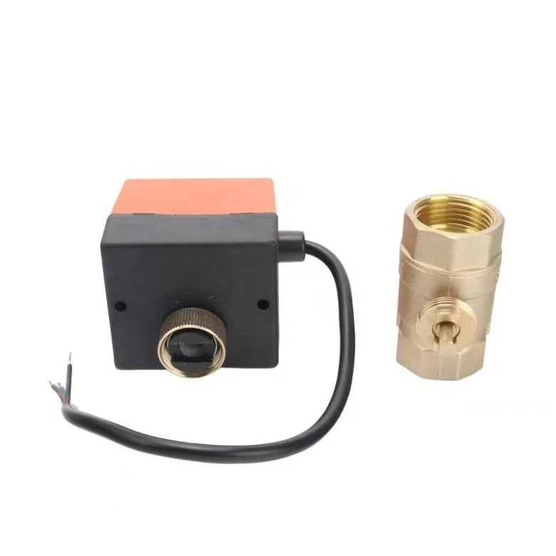 wholesale price good quality hot water cold water heating motorized ball valve
