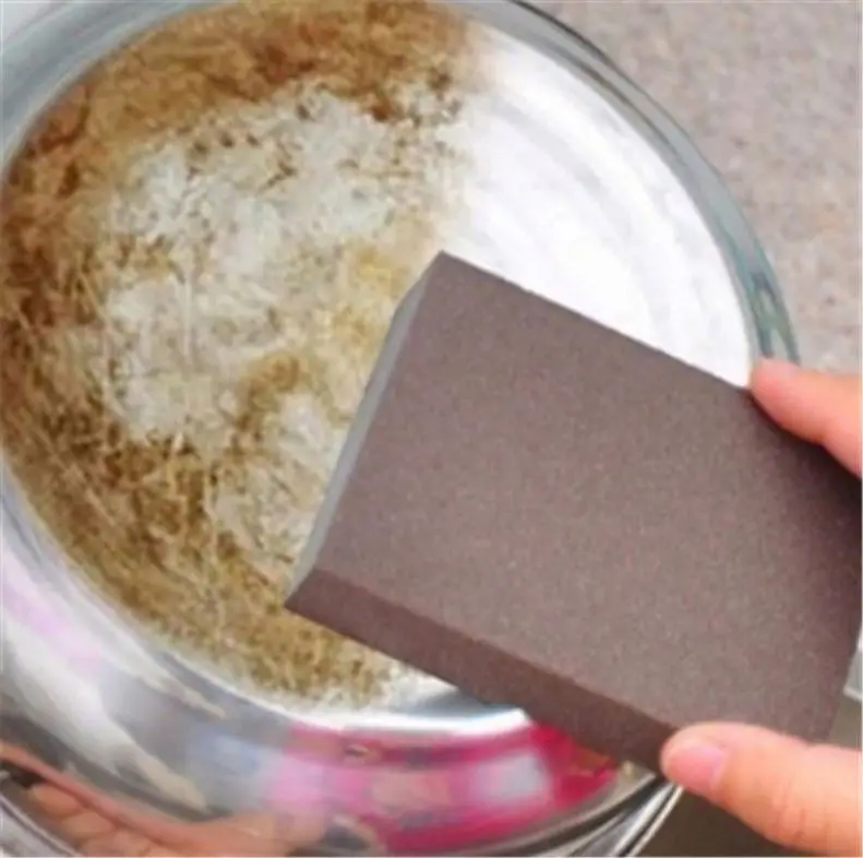 A Sponge Eraser for Removing Rust Cleaning Cotton Kitchen Gadgets Accessories Descaling Clean Rub Pot Kitchen Tools 365