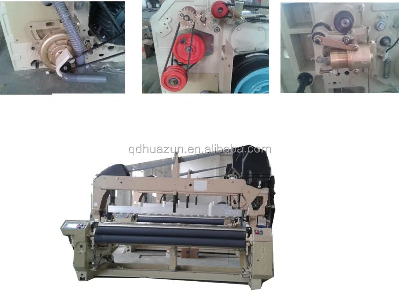 RJW408 high speed two nozzle water-jet loom with electronic system