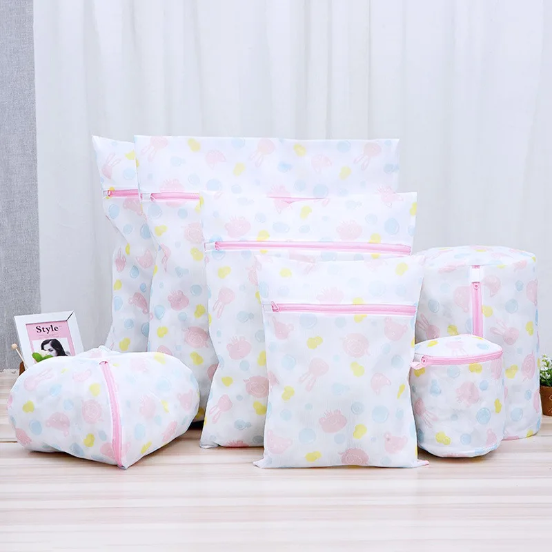 Wholesale Net Laundry Bag Durable Wash Bags with Zipper Home Multifunction Dirty Laundry Storage Box