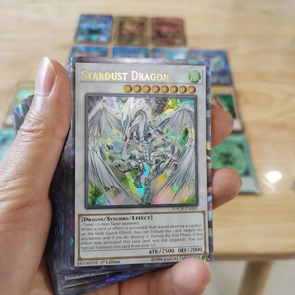 Hot Sale 72pcs/box Yugioh Cartas Trading Card Games English Laser Gold Stamp Anime Yu Gi Oh Card Collection for Kids