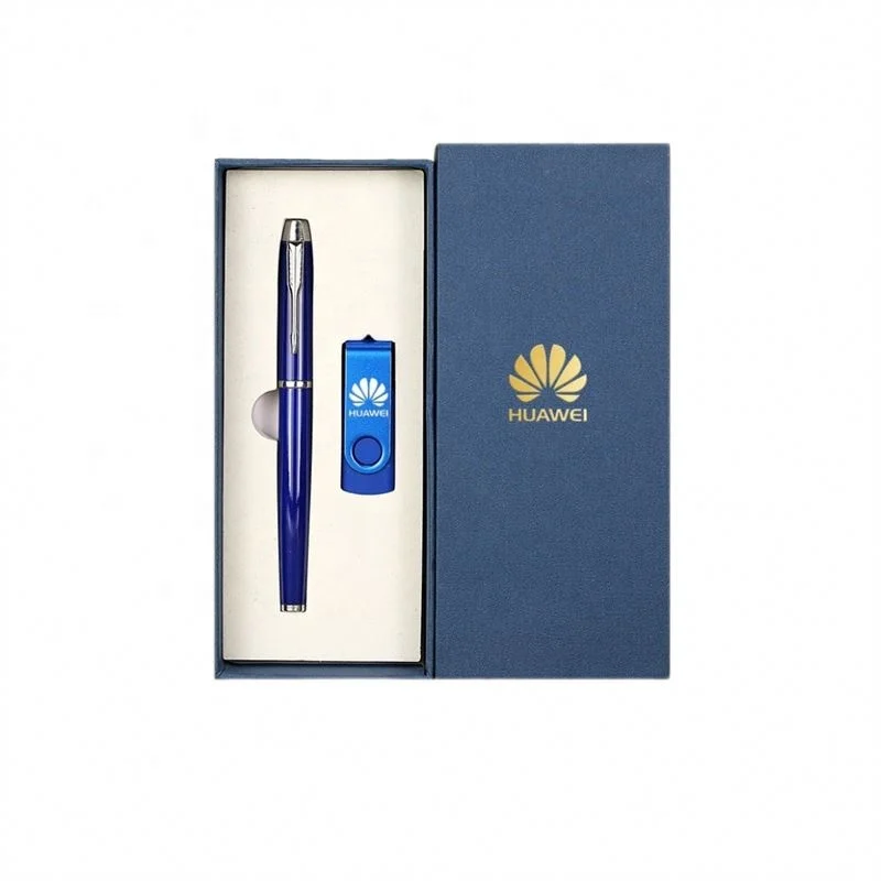 2 in 1 USB Flash Drive Pen Set with Custom Logo Promotional Business Gift Sets Promotion Corporate Items