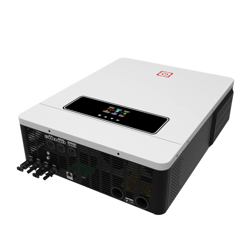 10.2KW Hybrid Solar Inverter 24V 48V 120A MPPT Pure Sine Wave Dual Output and PV Input With Lithium Battery