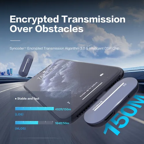 SYNCO P2L двойной микрофон сильный сигнал для телефона IPad с зарядным чехлом цифровой 2 4 ГГц беспроводной петличный на
