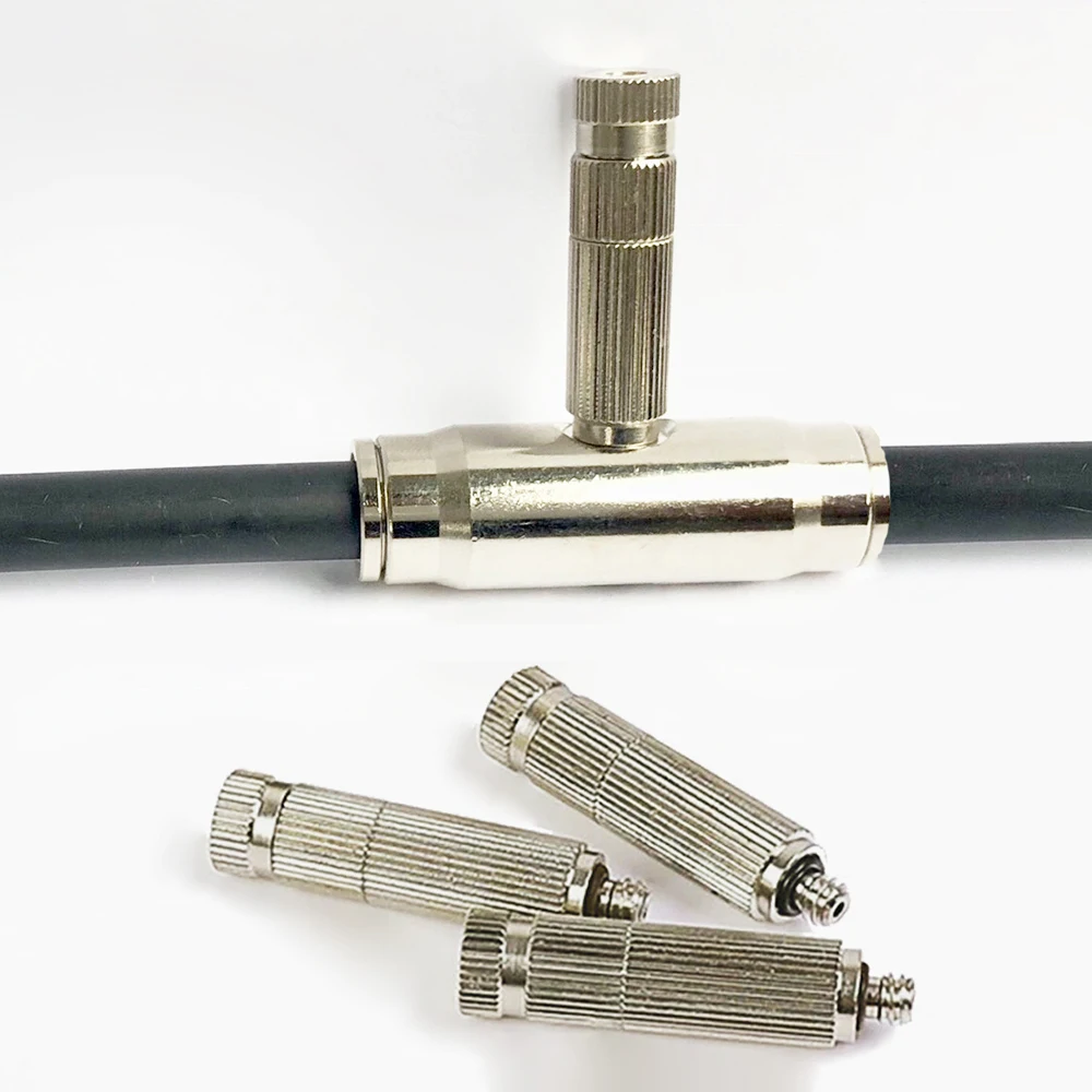 mist nozzle with filter anti-drip for fog machine 3/16' thread garden farm use