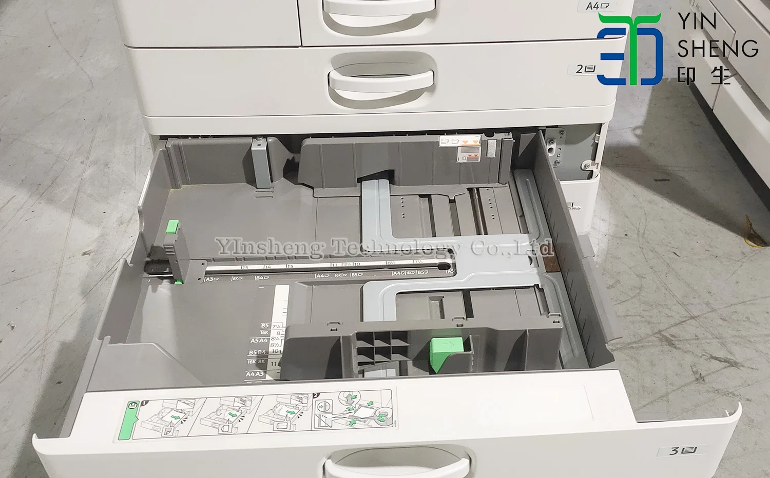 Восстановленный цветной фотокопировальный аппарат A3 для Ricoh Aficio