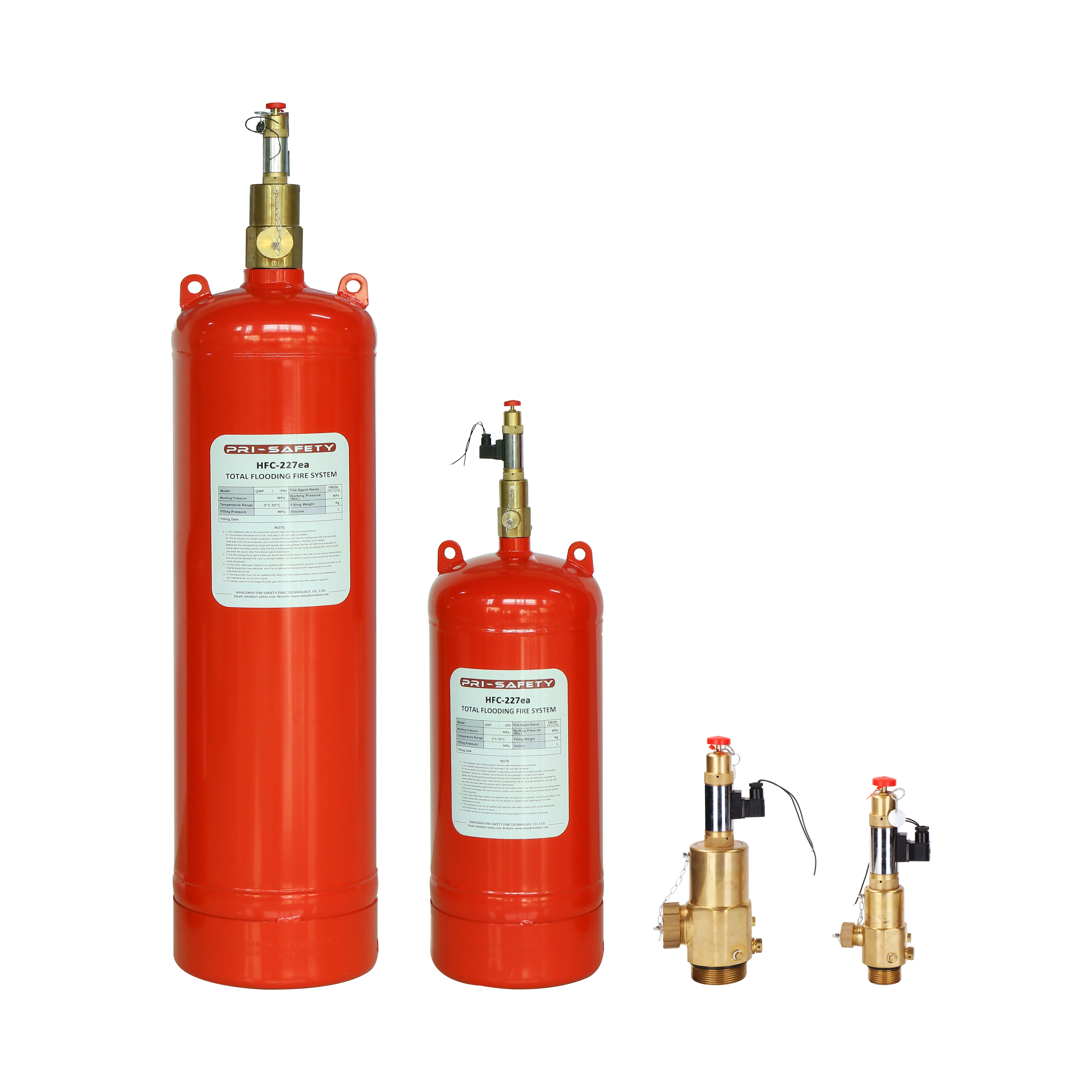 HFC 227ea FM 200 Fire Suppression System
