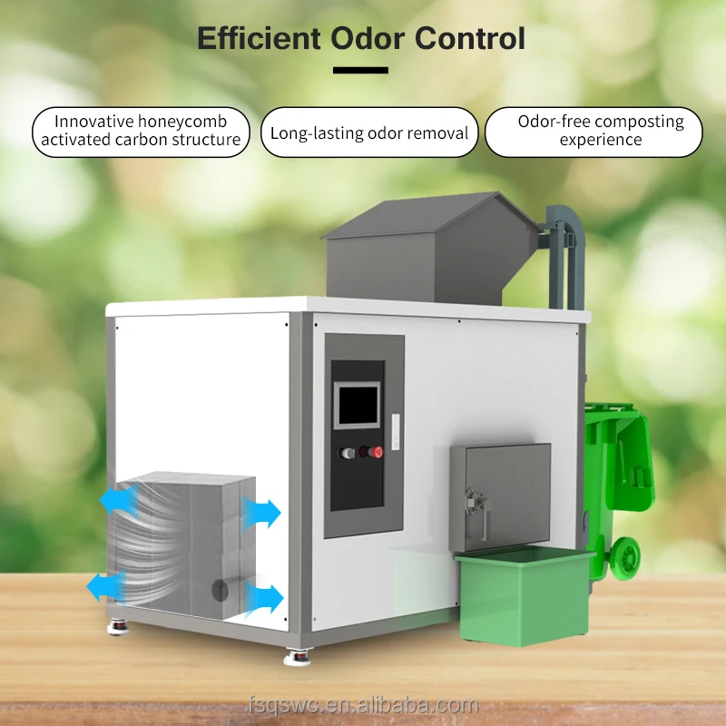 kitchen waste disposal food waste recycling machine food waste composter garbage disposal machine