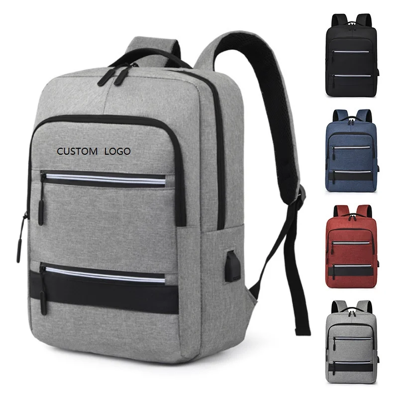 Gelory Customized Wholesale Men Casual Computer Waterproof School Rucksack Bag Comfortable Business Laptop Backpack
