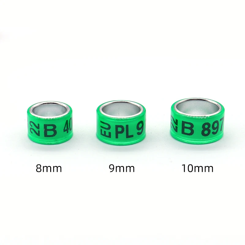 Racing Pigeon Birds Ring Canary Pigeon Foot Bands Finches Aluminium and Plastic Bird Leg Rings