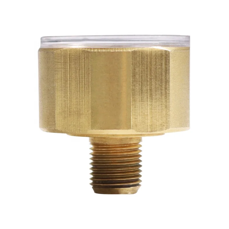 New Diameter 28mm High Pressure Paintball Scuba Regulator Valve 1/8BSPP Thread 350bar Air Gas Pressure Gauge