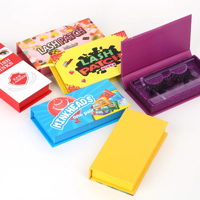 SY SHUYING Lash Manufacturer Cruelty Free Vegan 4D Silk Faux Mink Eyelashes Vendor Custom Candy Themed Lash Boxes