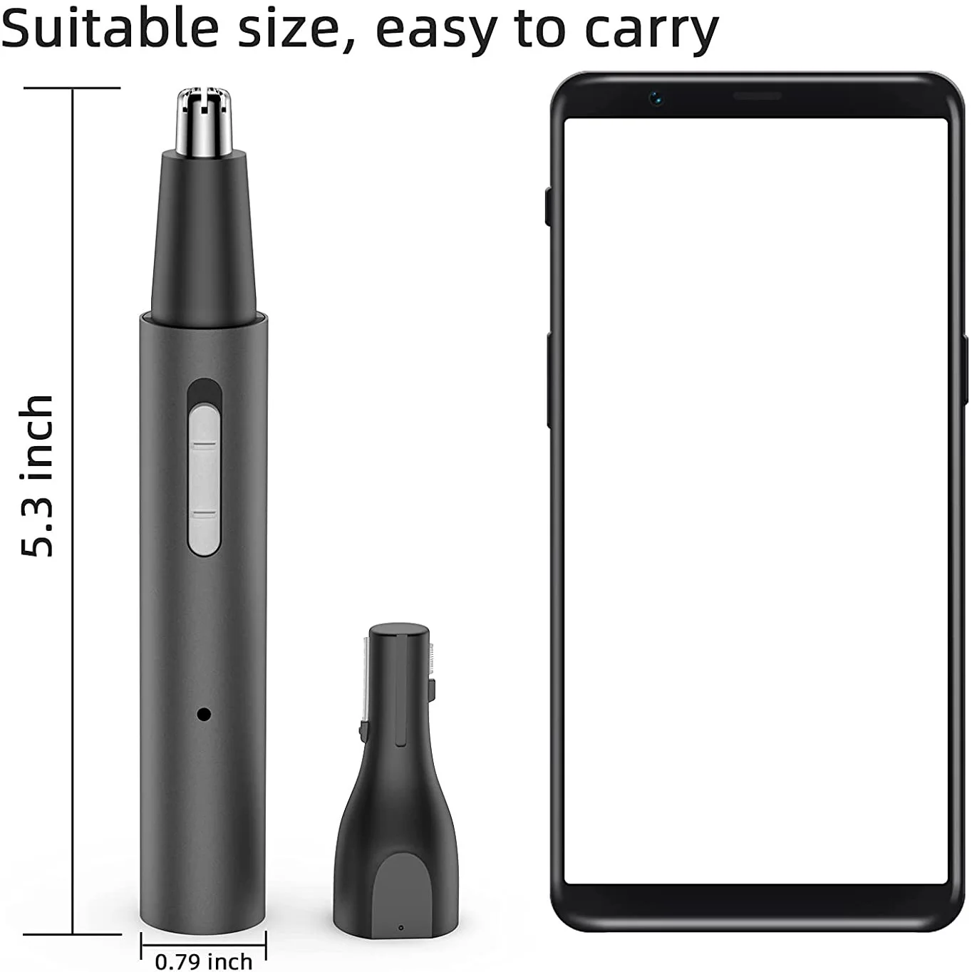 Eyebrow Nose Hair Trimmer Shaver Clean Razor Remover USB Charging Shaver Replaceable Blade Trimmer Nose Hair Remover Epilator