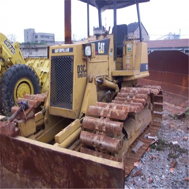 Original Cat Used Bulldozers Cat D3C LGP Crawler Dozer Second hand Swamp Bulldozer D3 D4 D5 D6 D7 D8 D9 D10 For Sale