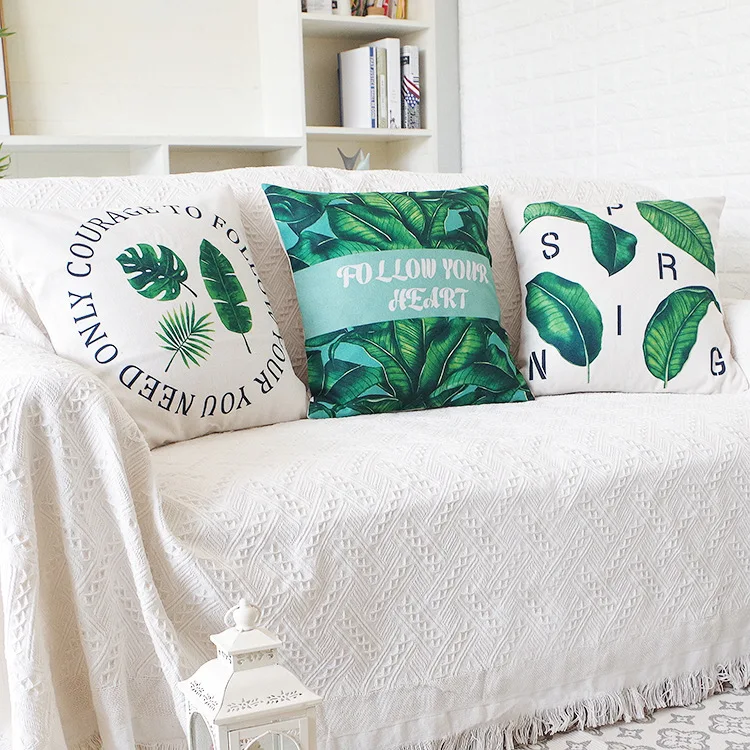 Bohemian Cotton Knitted Thread Sofa Blanket Soft Towel Bed Plaid Vintage Home Decor Tapestry