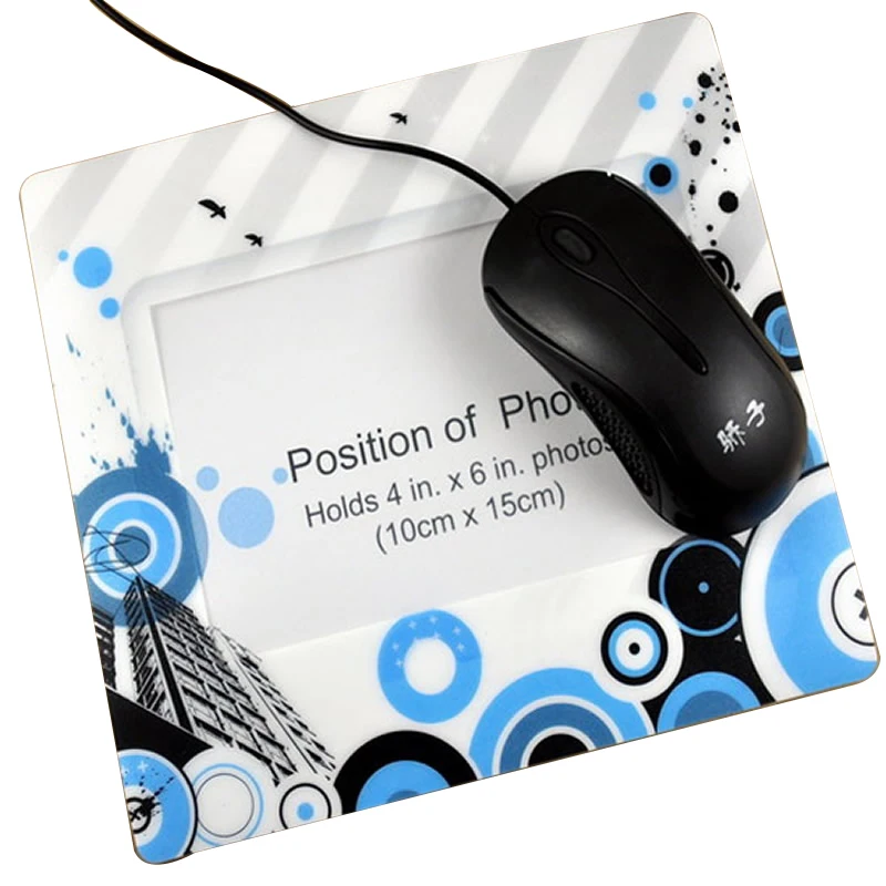 Factory custom creative high quality promotion gifts EVA photo frame mouse pad