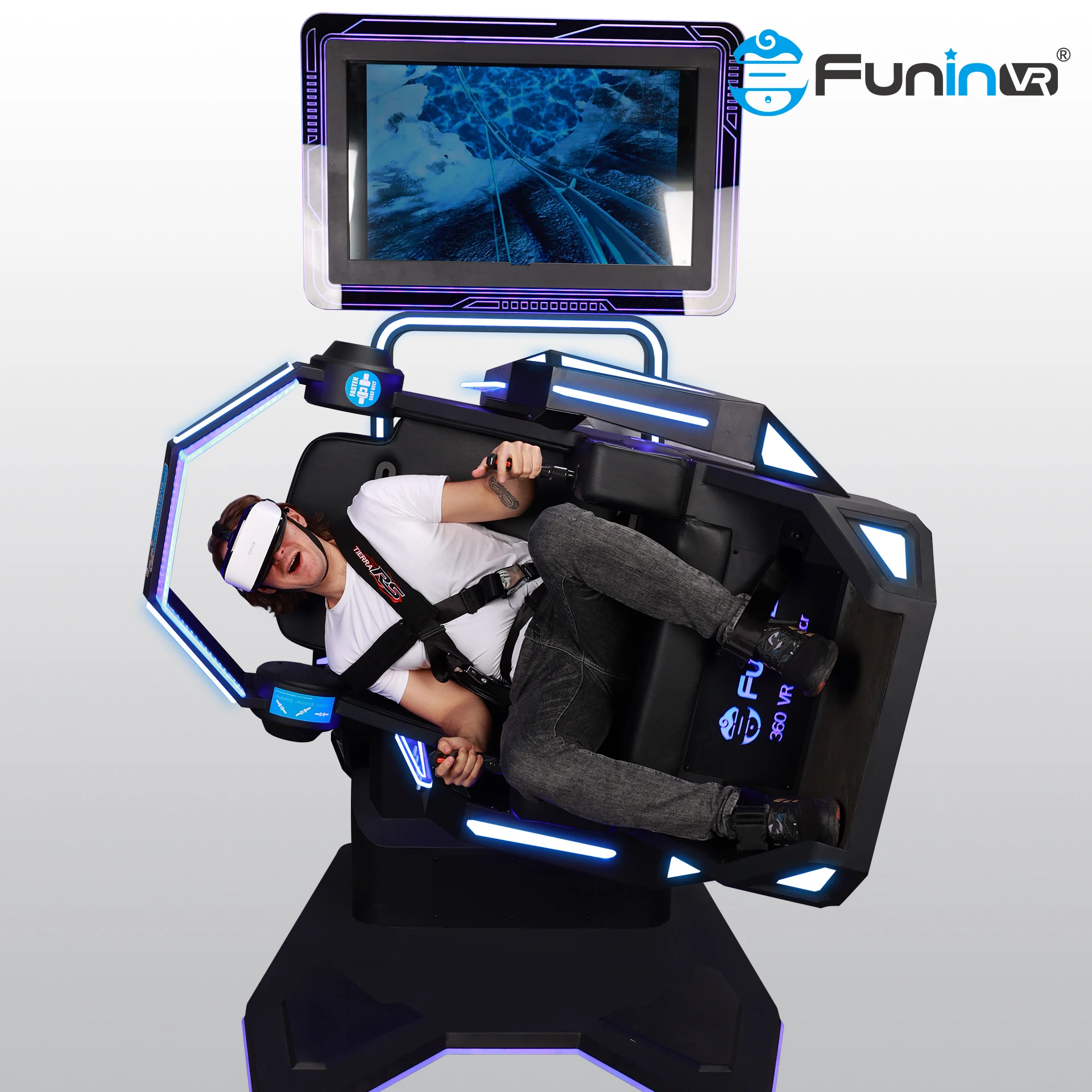 FuninVR тематический парк виртуальной реальности VR game электрические игры 9D vr