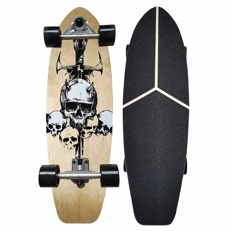 75*24 Surf skateboard cruiser board 7ply maple deck