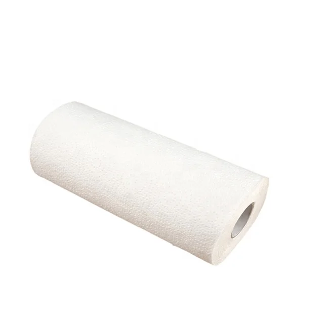 Hot selling virgin wood pulp 28*20.3 cm embossed paper towel household hollow core paper towel roll