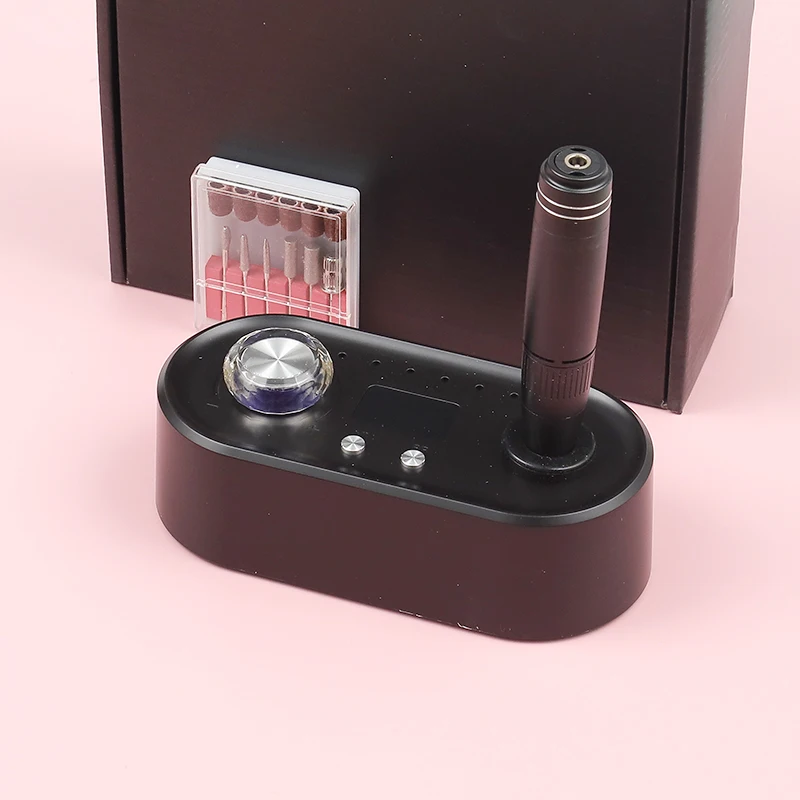 Professional Custom Portable Manicure Nail Drill Wholesale 40000rpm Strong Handpiece Electrical Power Desktop Nail Drill Machine