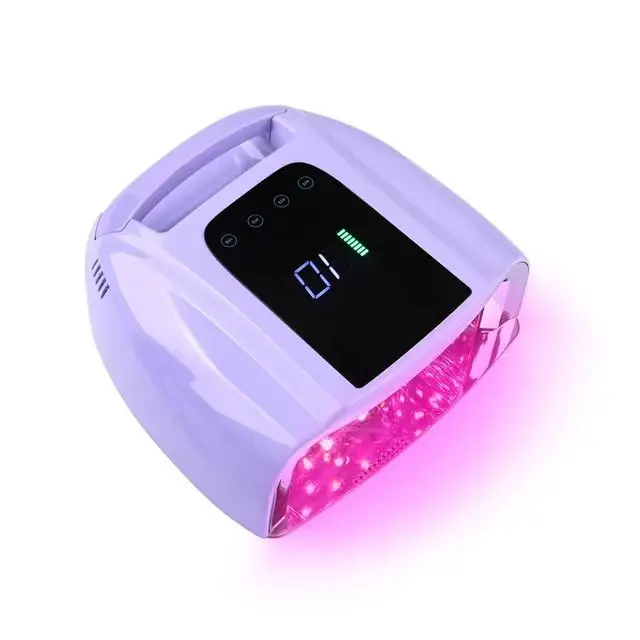 Recharge Electroplating Color Nail Dryer 4 Timers Wireless Led Nail Lamp 96 W Uv Lamp For Nails lamp