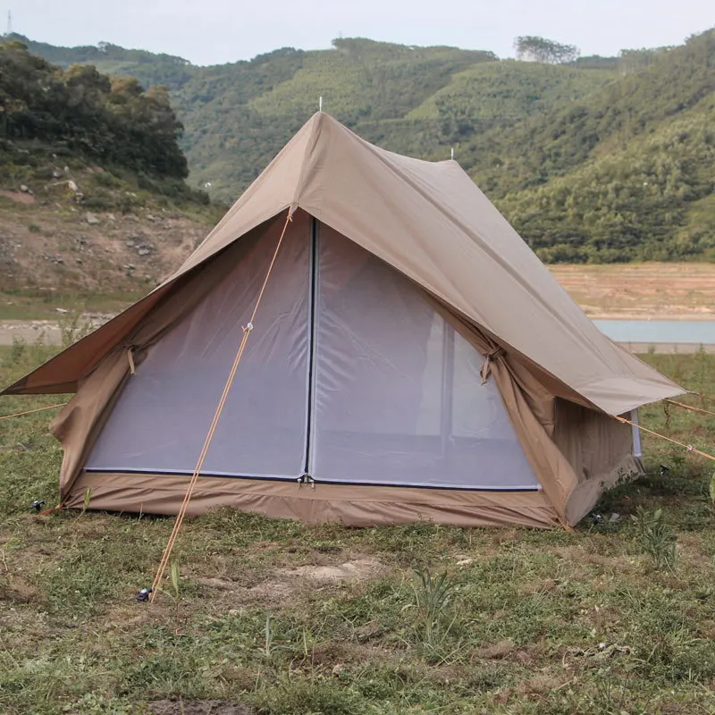 High quality portable waterproof double layer camping tent Suitable 1-2 people Family Outdoor Hiking Tent