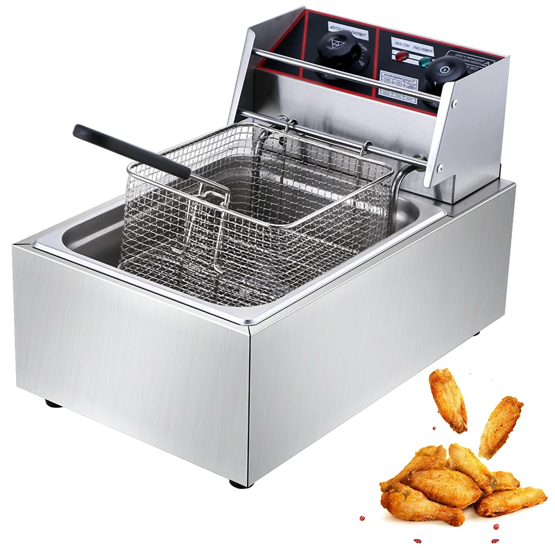 Factory price industrial electric fryer10L deep fryers with certificate popular selling