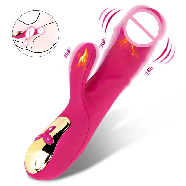 USB Магнитный зарядный силиконовый G-Spot вибратор вибрации 10 толкая режимов Банни для женщин Секс игрушки для стимуляции клитора Вибратор