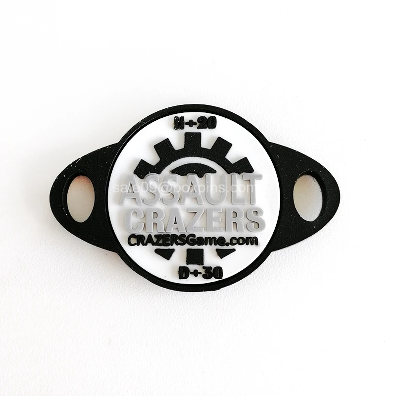 Экологичные ПВХ обувные кружевные замки пользовательский тисненый логотип кроссовки беговые декоративные шнурки подвески для