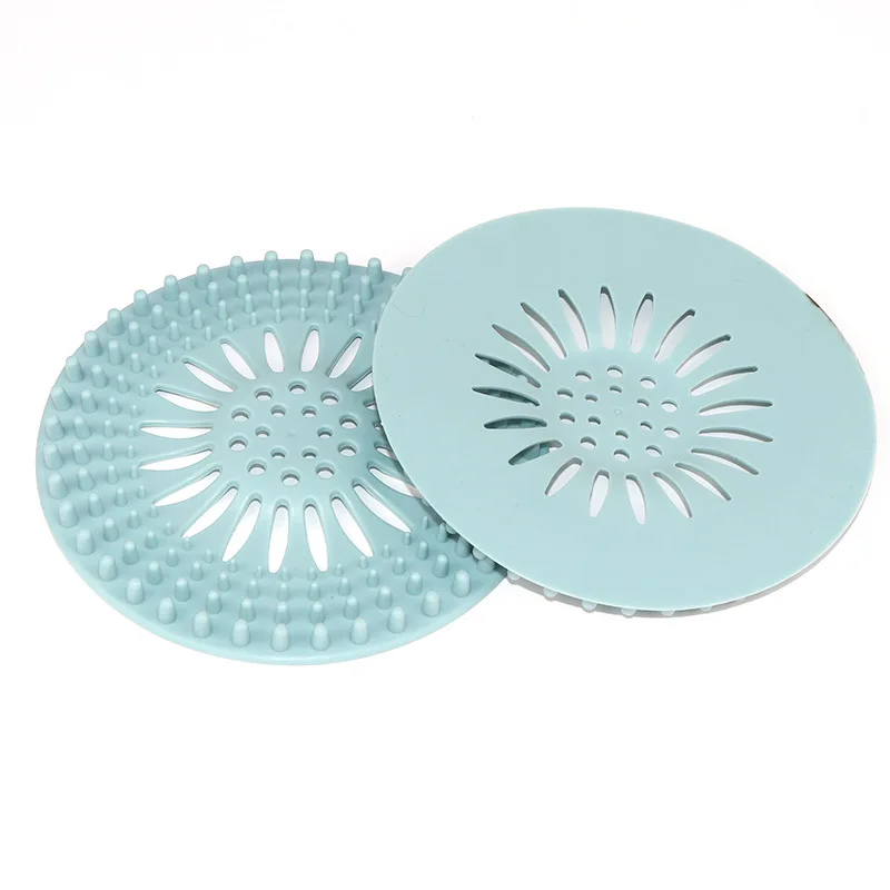Durable Silicone Hair Stopper Drain Protector Easy Clean Hair Catcher 4 Pcs Silicone Sink Strainer