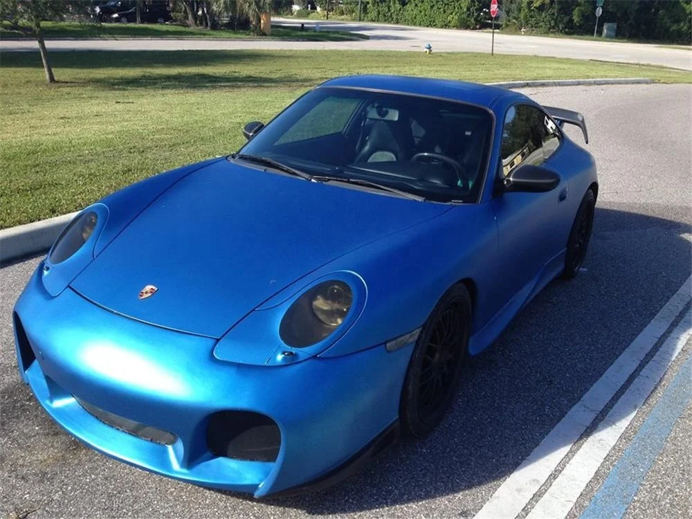 matte Pearl Blue Vinyl Car Wrap Sticker Car Body Films Decal for cell phone, laptop, home appliances, table and even cabinet