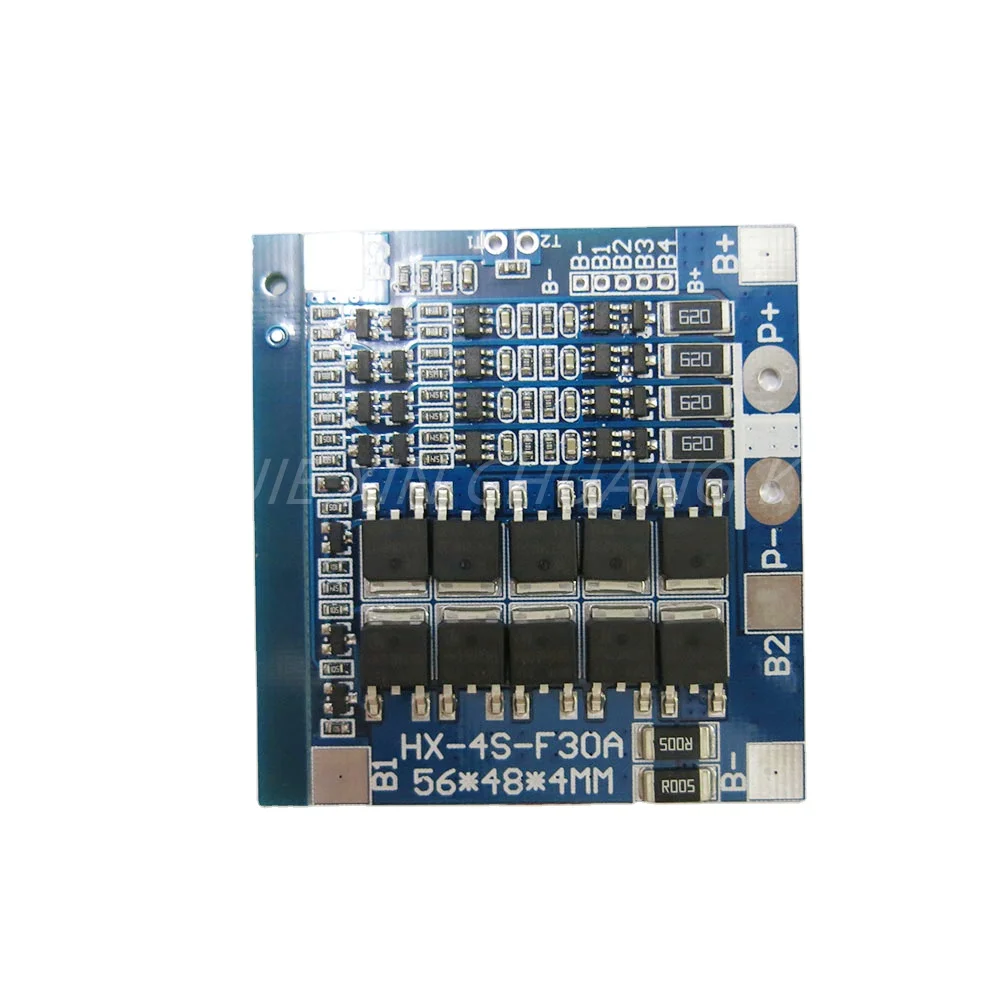 4S 30A 12.8V iron phosphate protection board with balanced 3.2V 18650 battery protection board