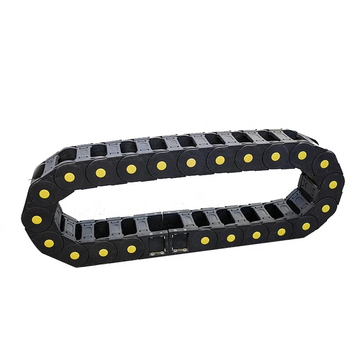 Customizable plastic drag chain for cable protection