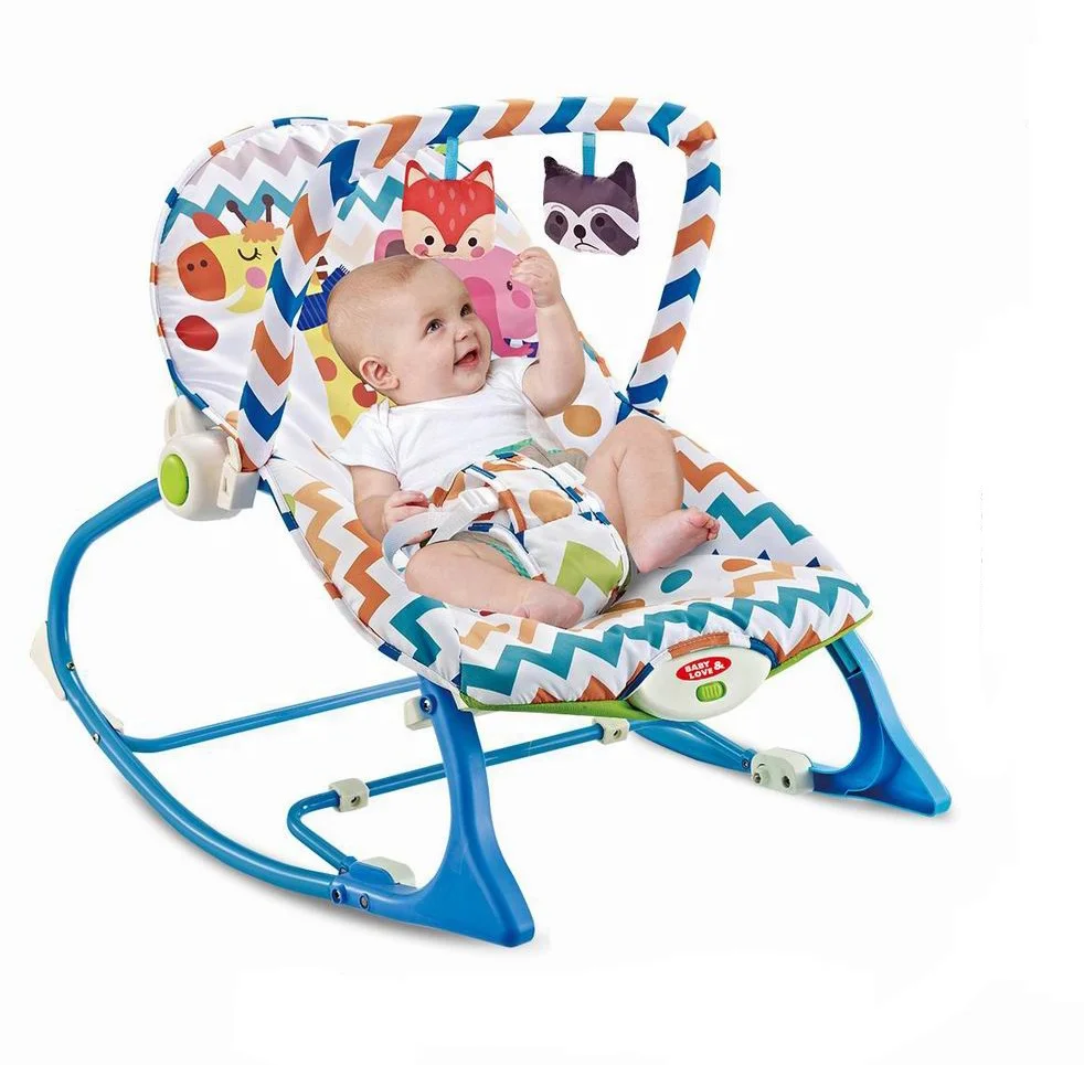 Интересный младенческий Вибрационный кресло-качалка с музыкальным стулом для детей Электрический Музыкальный детский кресло-качалка игрушка