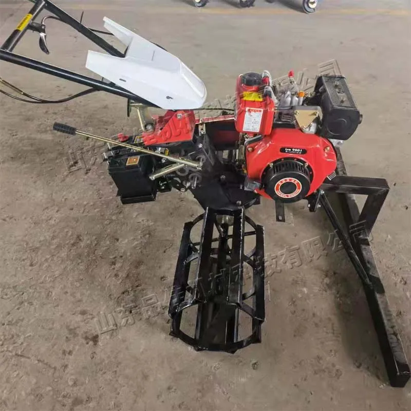 Indoor and outdoor road and bridge project floor small portable hand push drum concrete paver